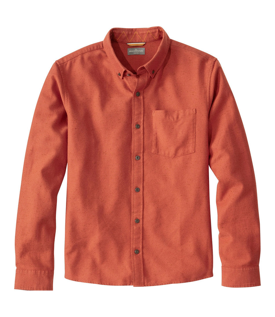 Men's Signature Donegal Woven Shirt, Long-Sleeve | L.L.Bean discount