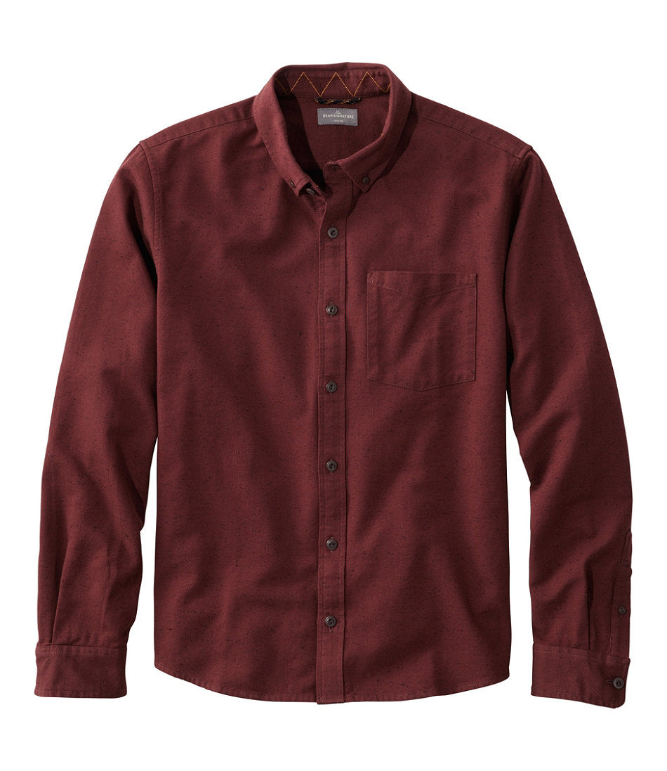 Men's Signature Donegal Woven Shirt, Long-Sleeve | L.L.Bean discount