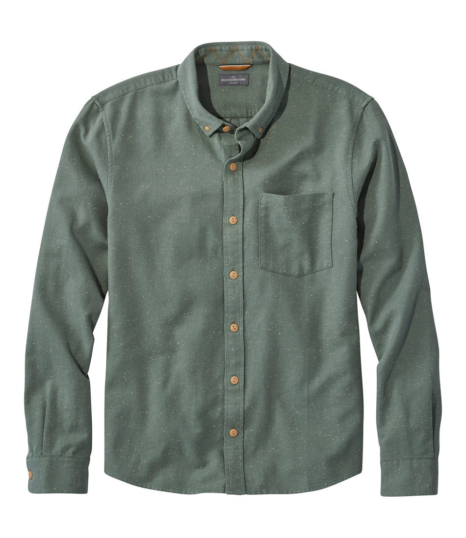 Men's Signature Donegal Woven Shirt, Long-Sleeve | L.L.Bean discount