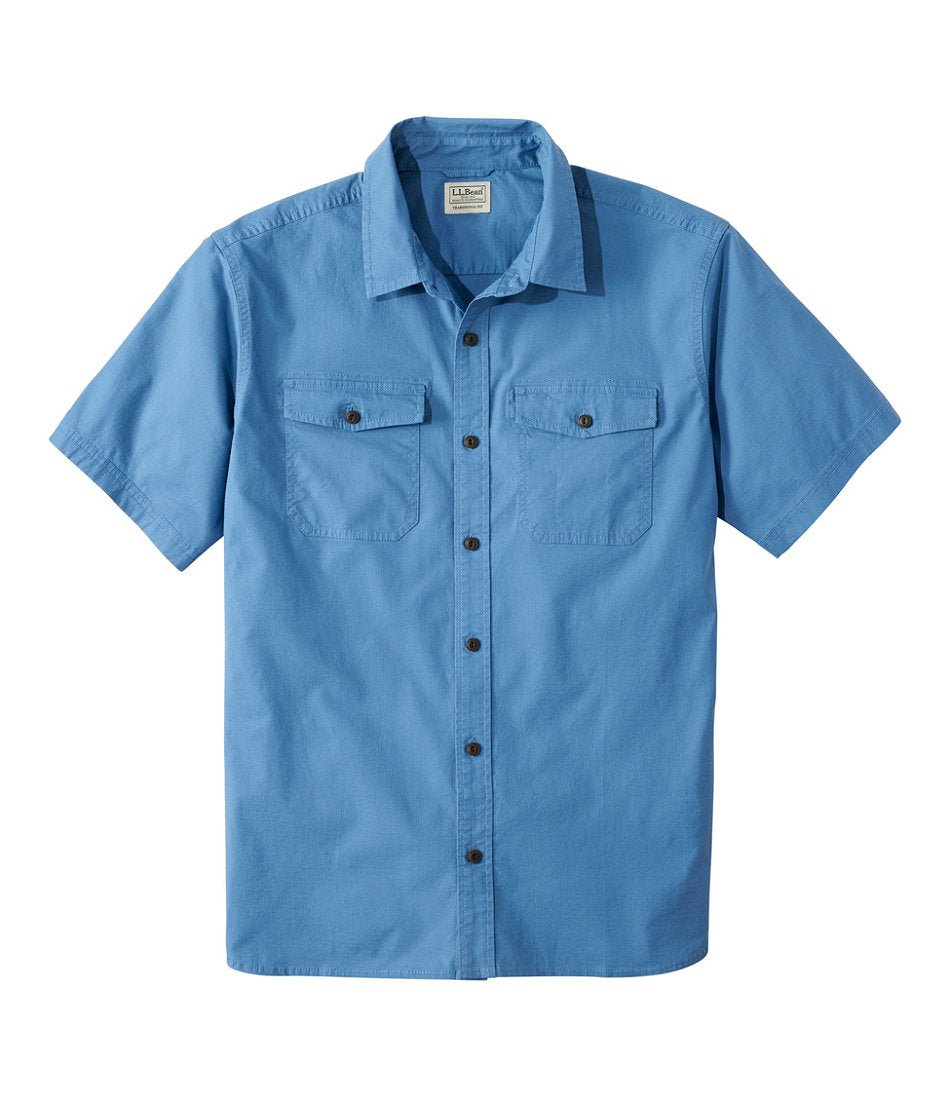 Men's Riverton Ripstop Shirt, Short-Sleeve, Traditional Untucked Fit | L.L.Bean for sale