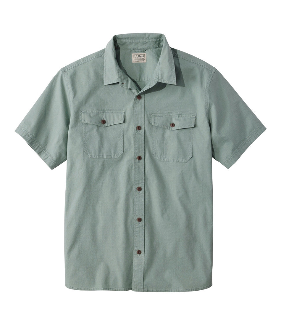 Men's Riverton Ripstop Shirt, Short-Sleeve, Traditional Untucked Fit | L.L.Bean for sale