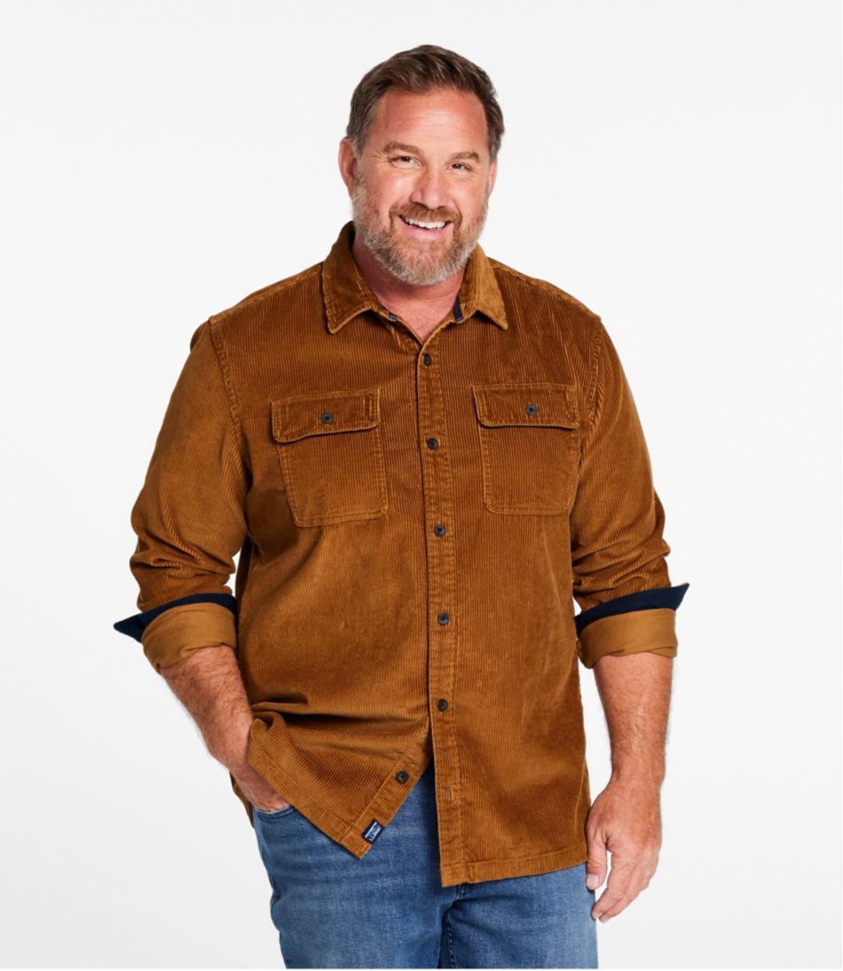 Men's Rangeley Corduroy Shirt, Slightly Fitted | L.L.Bean on sale