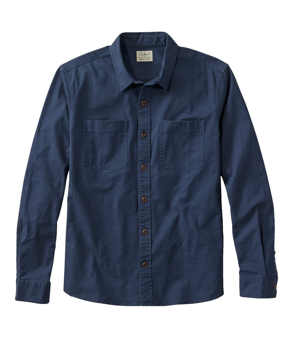 Men's BeanFlex® Twill Shirt, Slightly Fitted Untucked Fit, Long-Sleeve | L.L.Bean near me