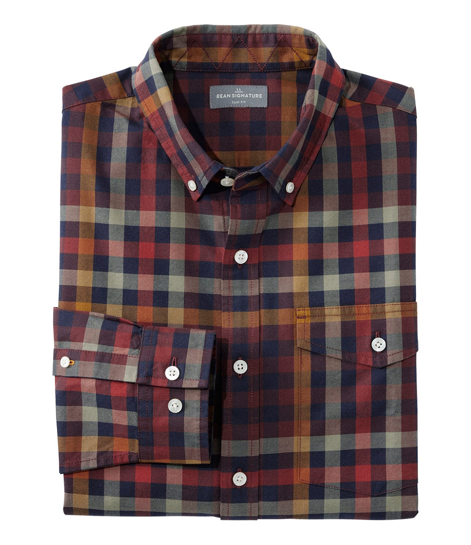Men's Signature Premium Pima Cotton Oxford Shirt, Long-Sleeve | L.L.Bean near me
