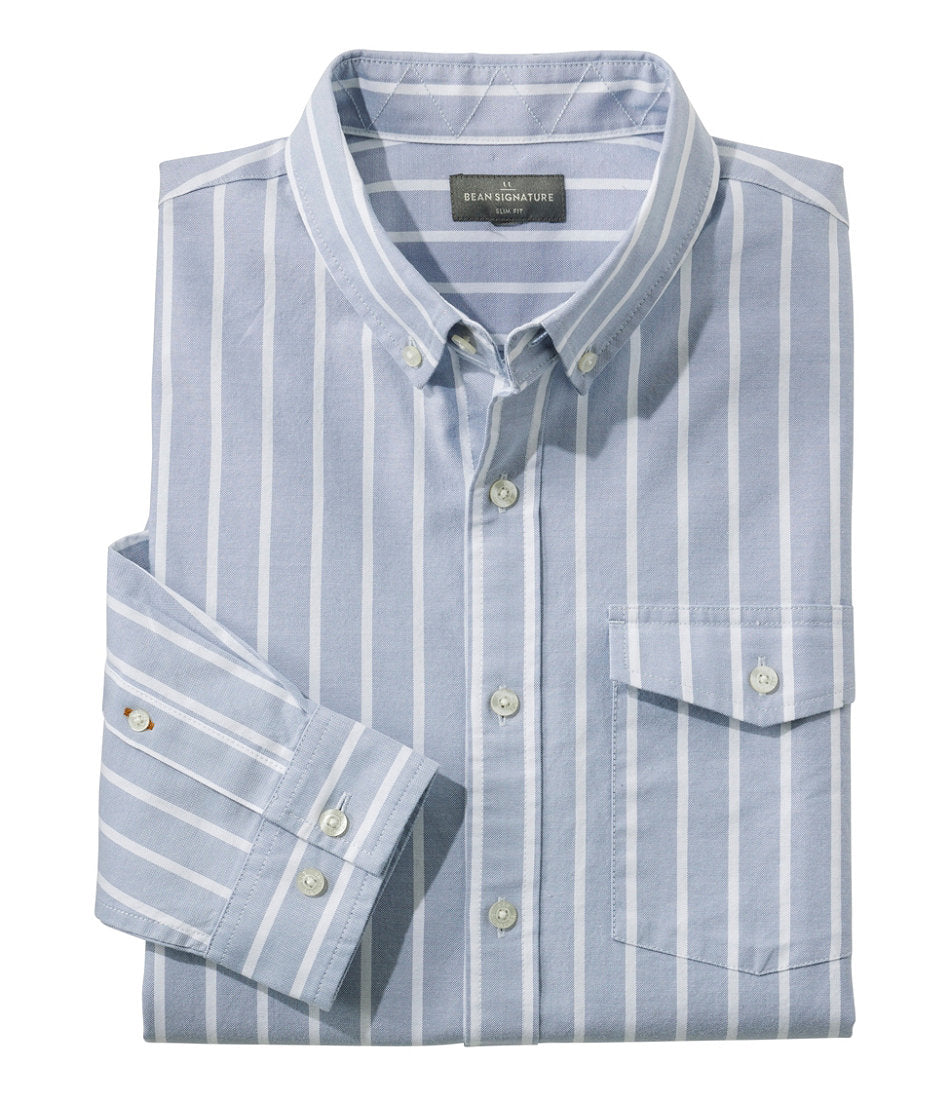 Men's Signature Premium Pima Cotton Oxford Shirt, Long-Sleeve | L.L.Bean near me