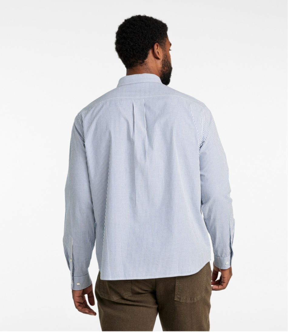 Men's Signature Stretch Poplin Shirt, Long-Sleeve, Slim Fit | L.L.Bean discount