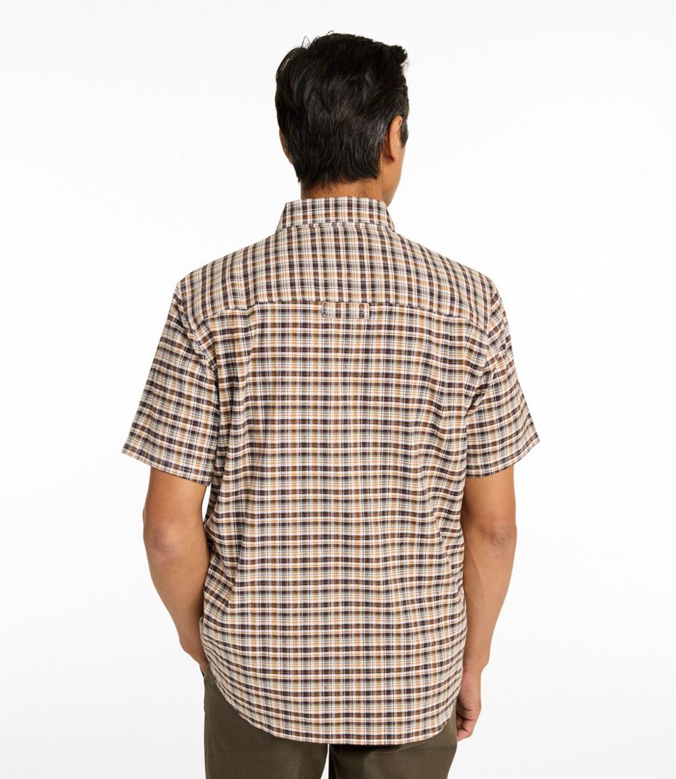 Men's Stonecoast Hemp Shirt, Short-Sleeve, Slightly Fitted Untucked Fit | L.L.Bean sale