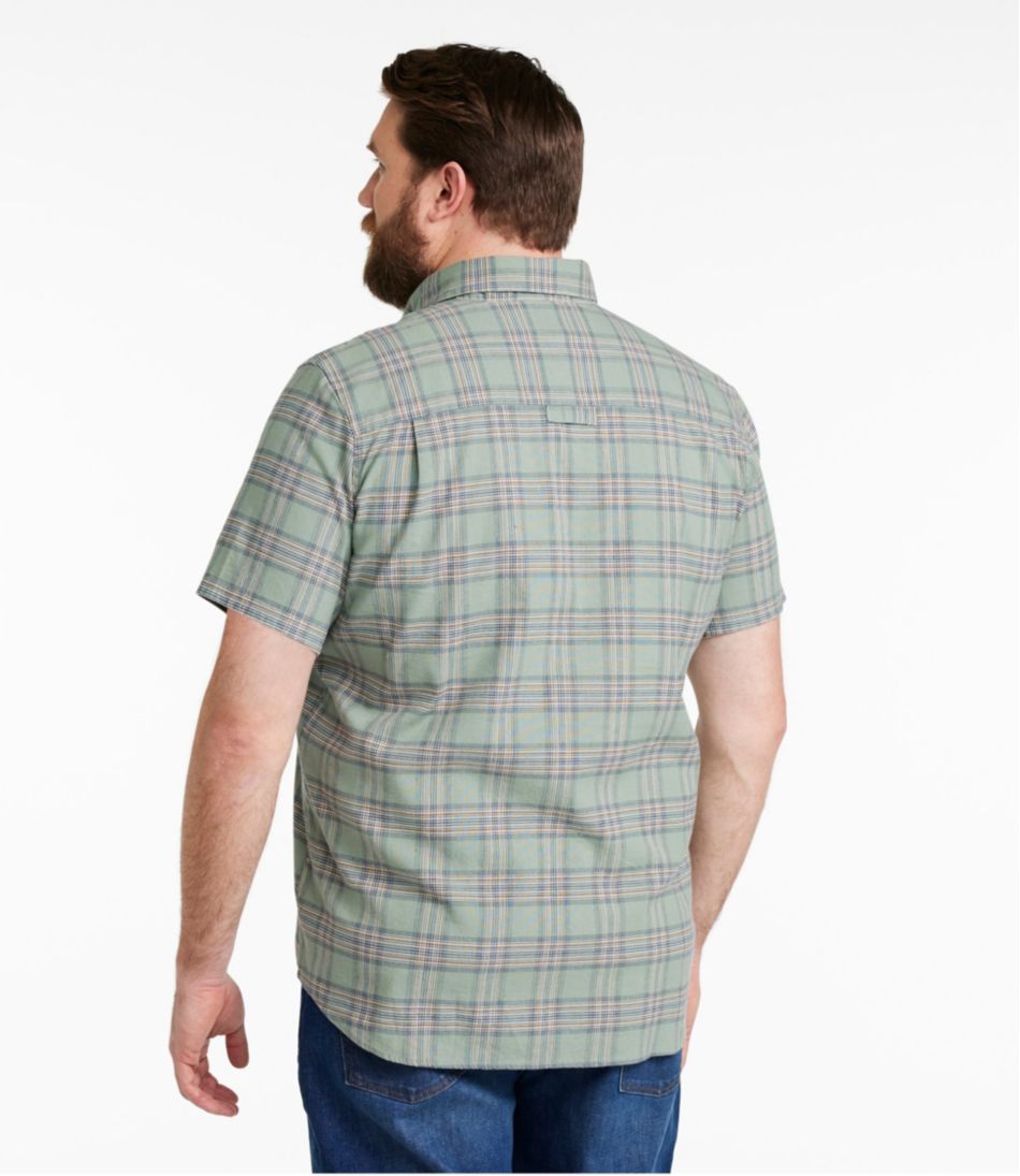 Men's Stonecoast Hemp Shirt, Short-Sleeve, Slightly Fitted Untucked Fit | L.L.Bean sale