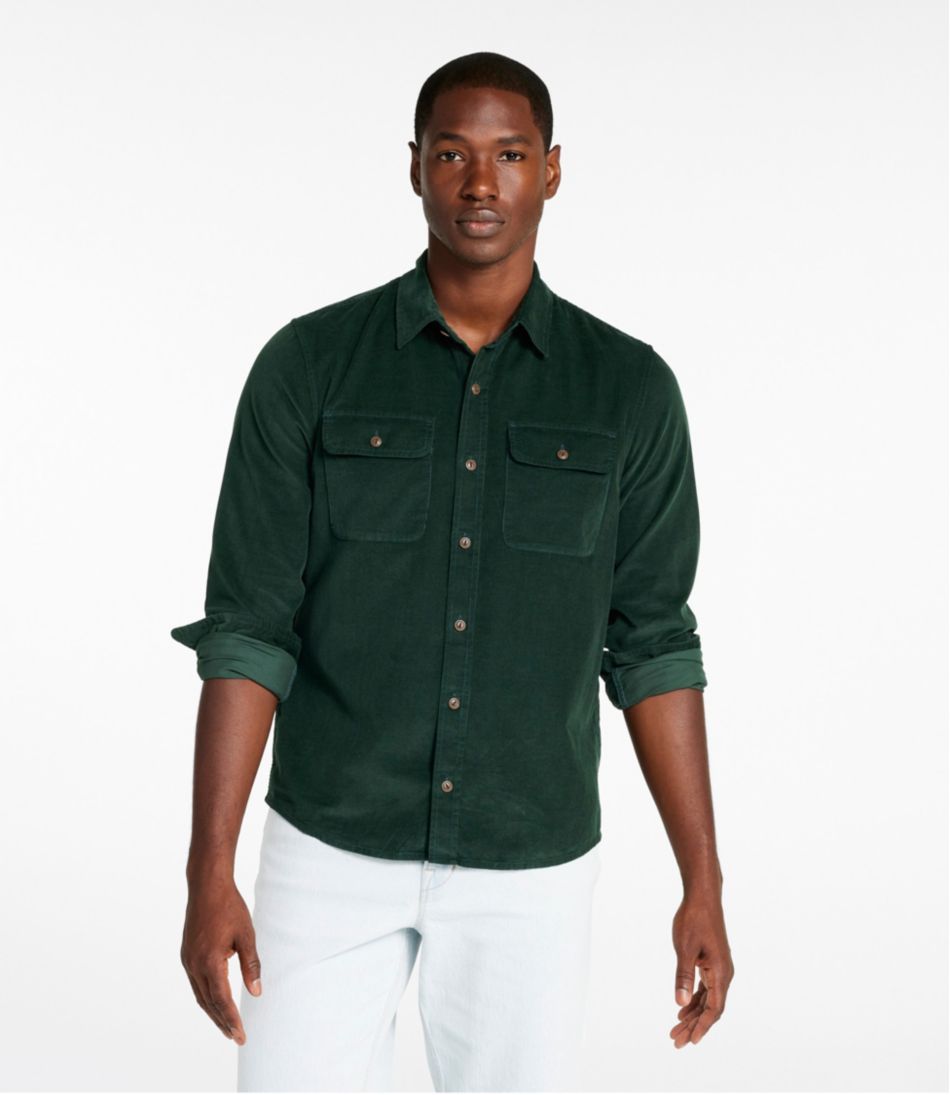 Men's Signature Microwale Corduroy Shirt | L.L.Bean outlet