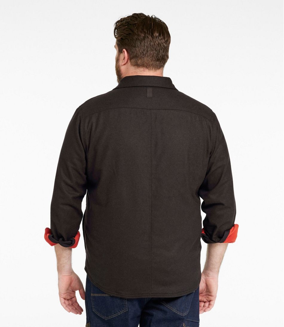 Men's Maine Guide Lightweight Lined Wool Field Shirt | L.L.Bean online
