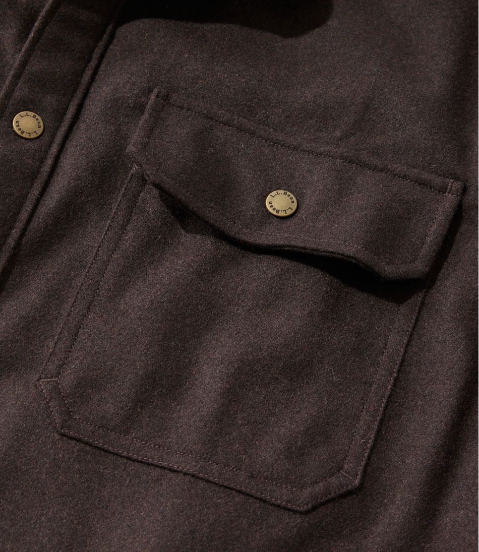 Men's Maine Guide Lightweight Lined Wool Field Shirt | L.L.Bean online