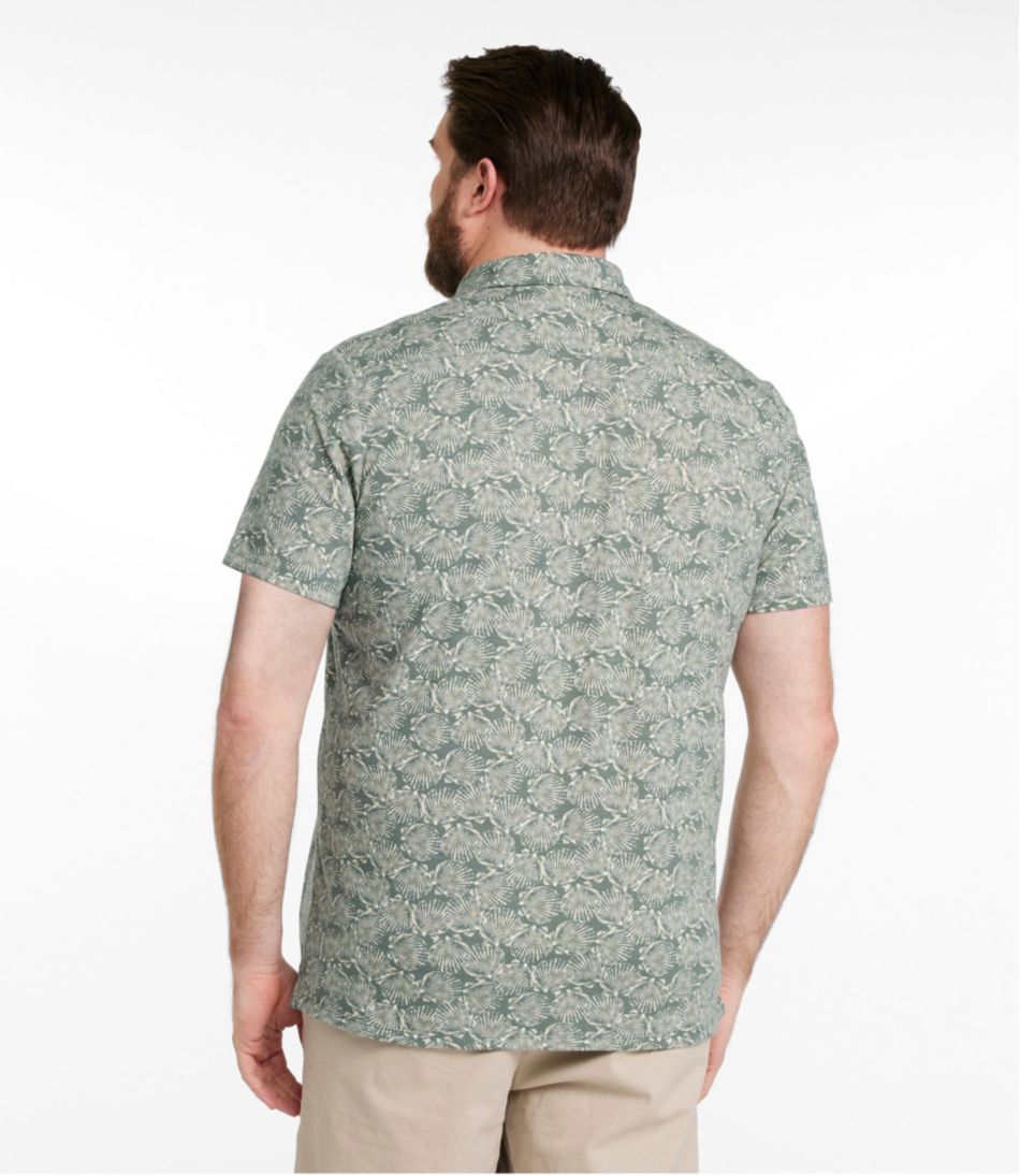 Men's Lakewashed Performance Shirts, Button-Front Shirt, Short-Sleeve, Print | L.L.Bean sale