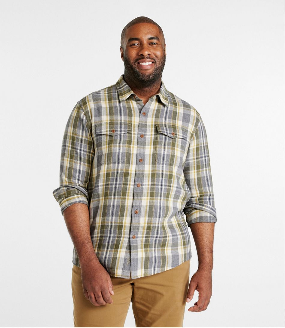 Men's Signature Heritage Textured Flannel Shirt | L.L.Bean discount
