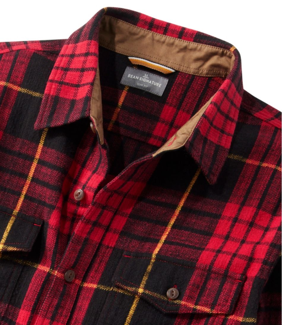 Men's Signature Heritage Textured Flannel Shirt | L.L.Bean discount