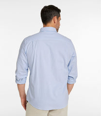 Men's Comfort Stretch Oxford Shirt, Slightly Fitted Untucked Fit, Stripe | L.L.Bean online