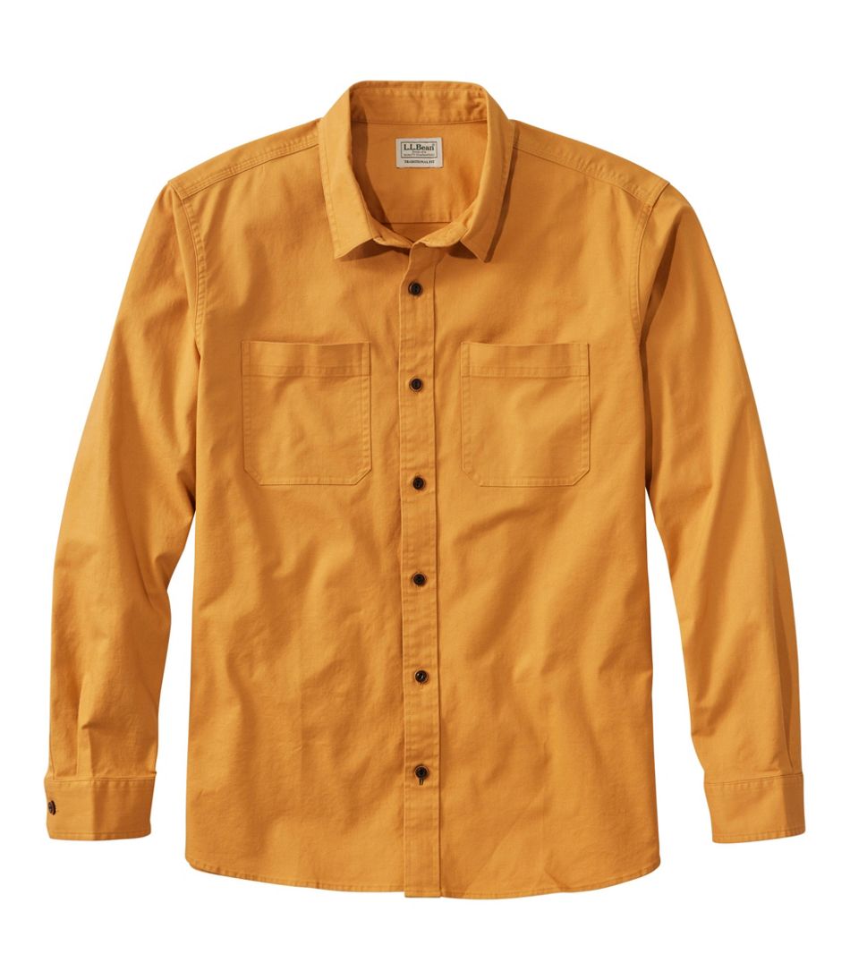 Men's BeanFlex® Twill Shirt, Traditional Untucked Fit, Long-Sleeve | L.L.Bean sale