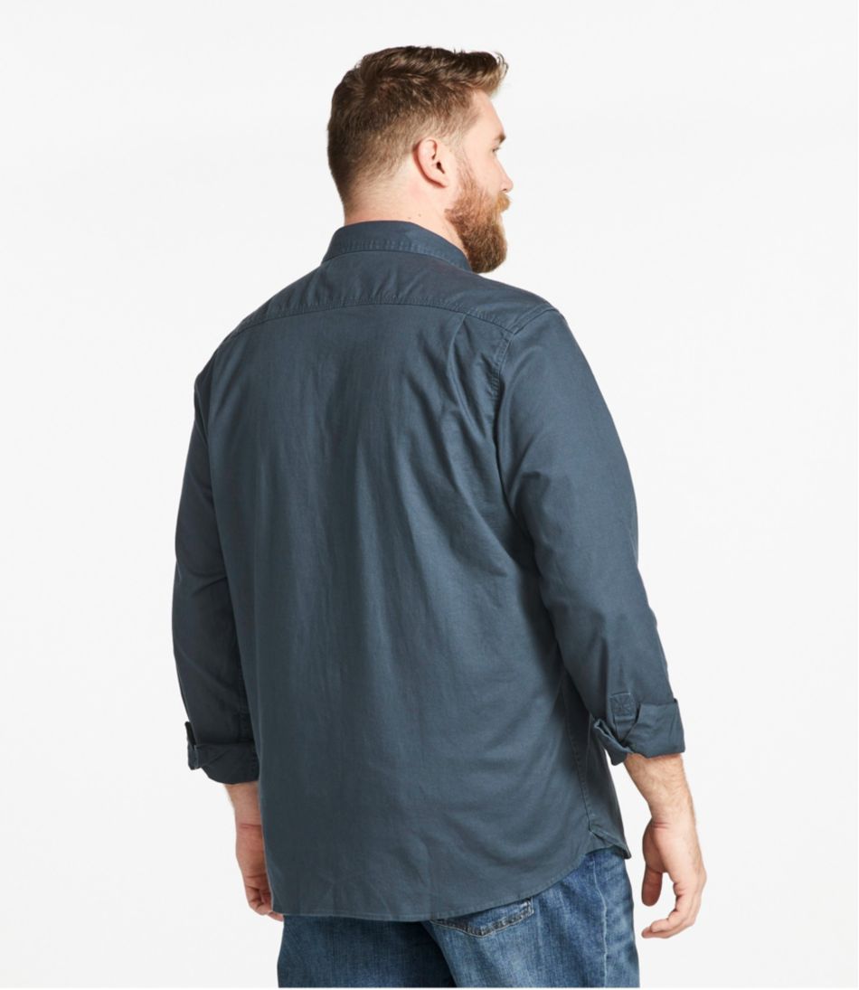 Men's BeanFlex® Twill Shirt, Traditional Untucked Fit, Long-Sleeve | L.L.Bean sale