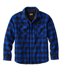 Men's Maine Guide Sherpa Lined Wool Shirt | L.L.Bean for sale