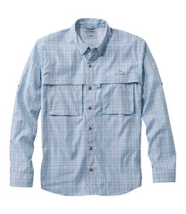 Men's Tropicwear Shirt, Plaid Long-Sleeve | L.L.Bean outlet