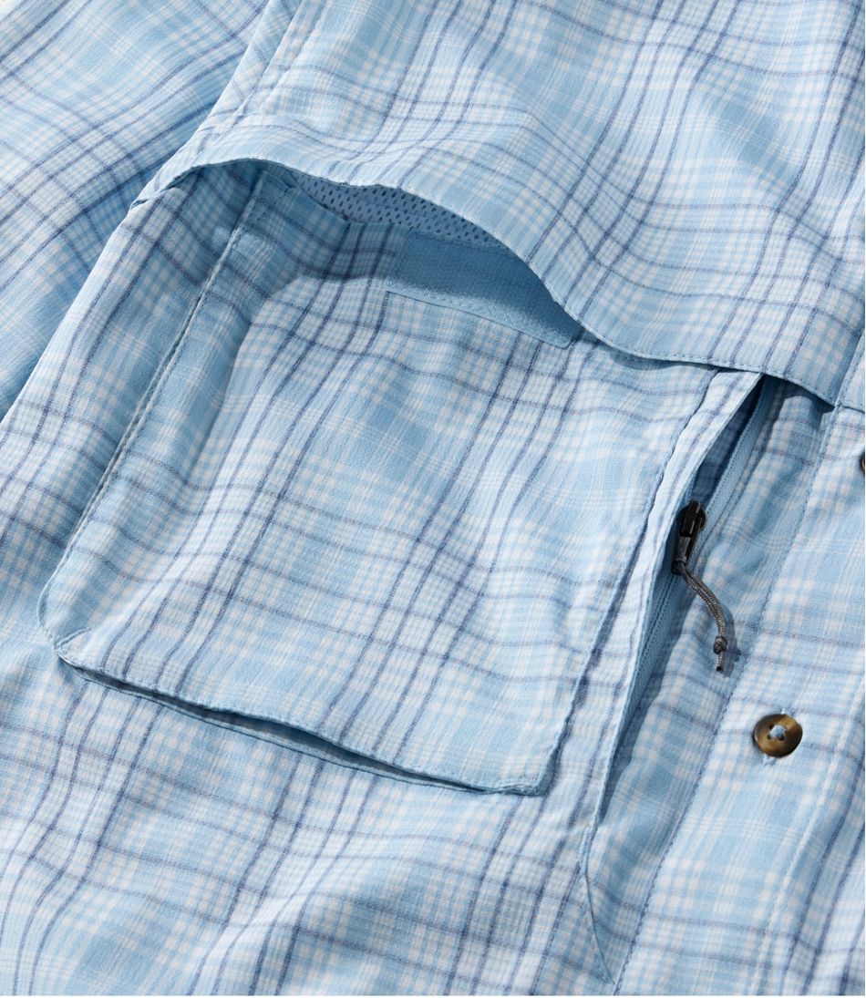 Men's Tropicwear Shirt, Plaid Long-Sleeve | L.L.Bean outlet