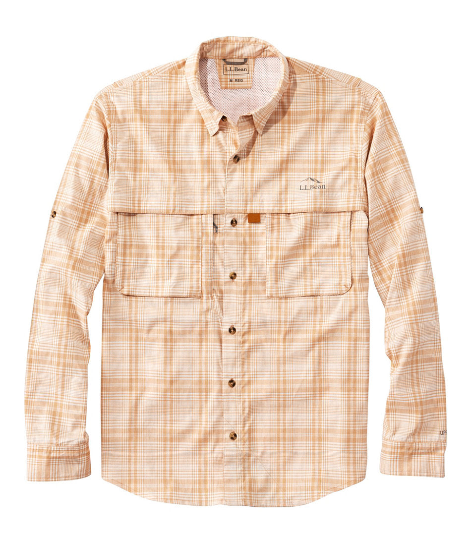 Men's Tropicwear Shirt, Plaid Long-Sleeve | L.L.Bean outlet