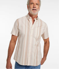 Men's Signature Stretch Poplin Shirt, Short-Sleeve, Slim Fit | L.L.Bean on sale