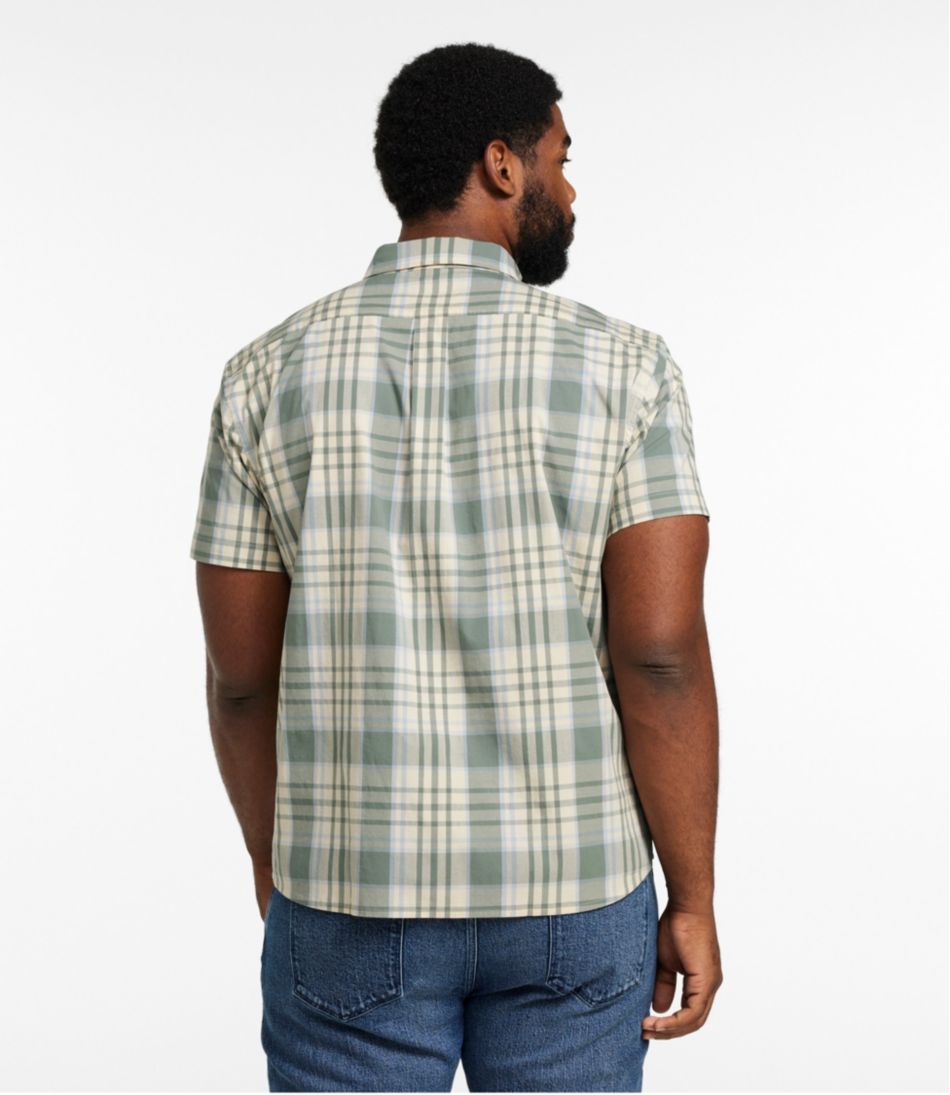 Men's Signature Stretch Poplin Shirt, Short-Sleeve, Slim Fit | L.L.Bean on sale