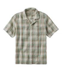 Men's Cloud Gauze Shirt, Short-Sleeve, Slightly Fitted Untucked Fit, Plaid | L.L.Bean near me