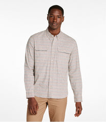 Men's Stonecoast Hemp Shirt, Long-Sleeve, Slightly Fitted Untucked Fit, Stripe | L.L.Bean for sale