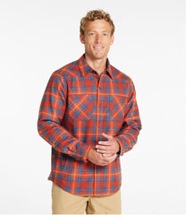 Men's Katahdin Performance Flannel Shirt-Jacket, Hi-Pile Fleece-Lined Plaid | L.L.Bean online