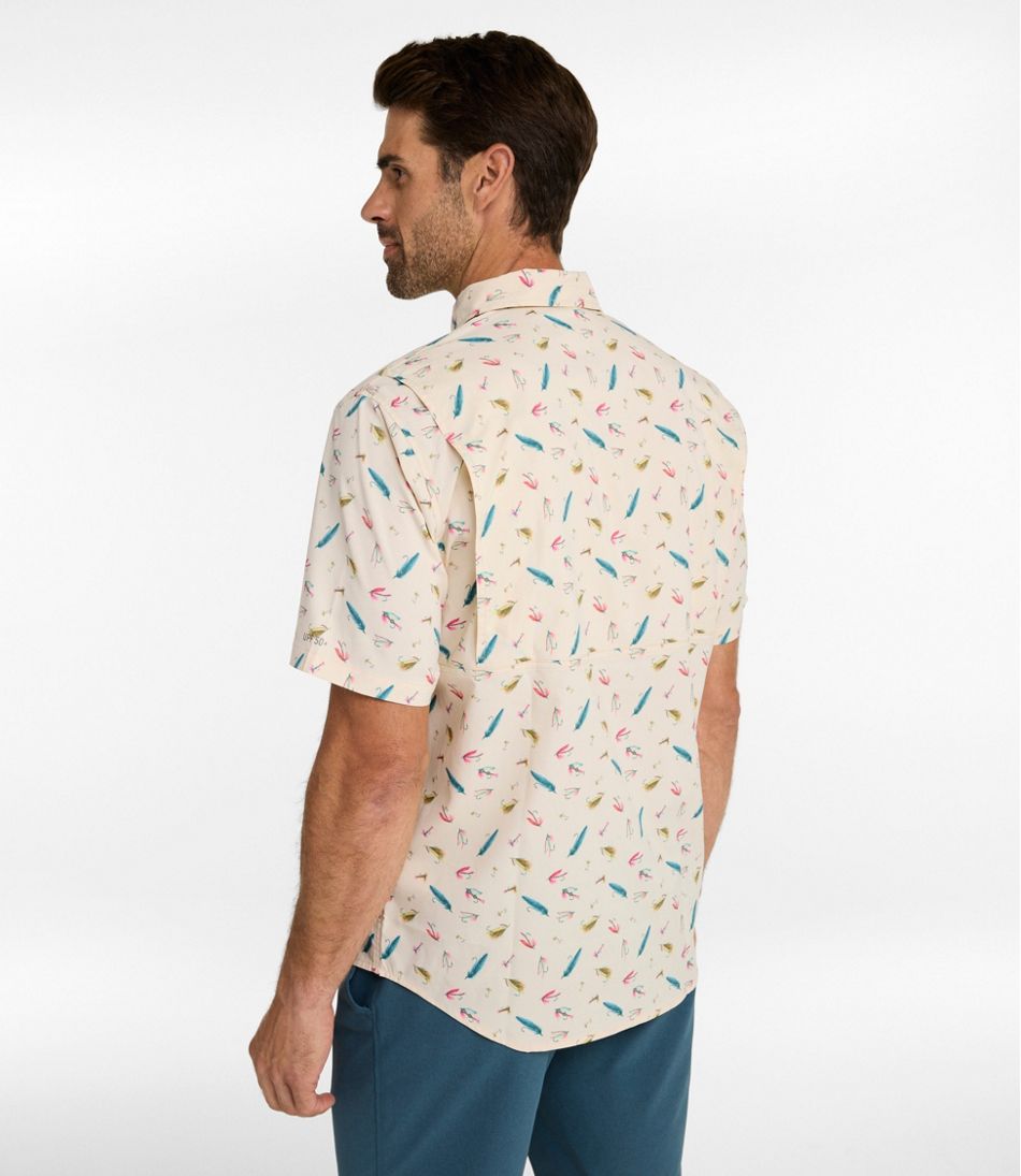 Men's Tropicwear Shirt, Short-Sleeve Print | L.L.Bean for sale