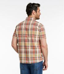 Men's Signature Seersucker Madras Shirt, Slightly Fitted, Short-Sleeve | L.L.Bean discount