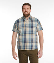Men's Signature Seersucker Madras Shirt, Slightly Fitted, Short-Sleeve | L.L.Bean discount
