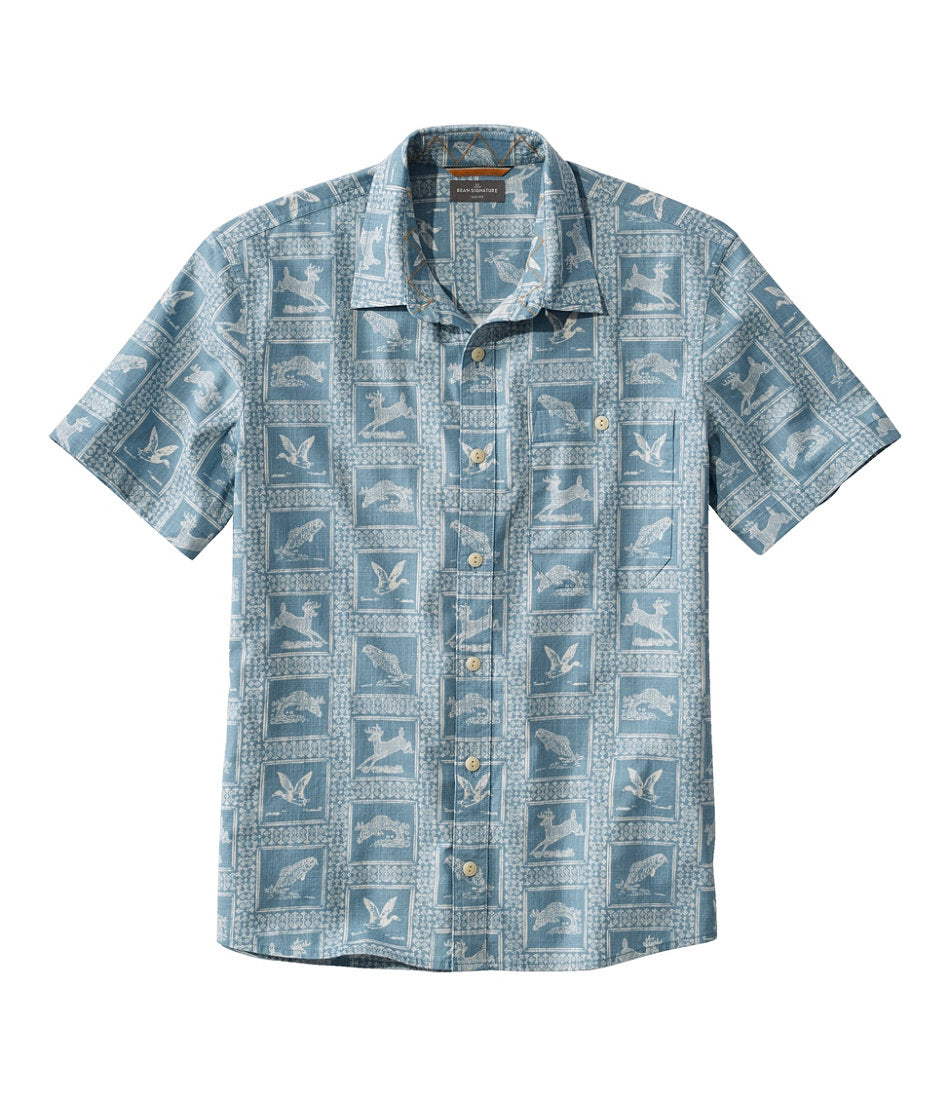 Men's Signature Vacationland Shirt, Short-Sleeve, Slim Fit | L.L.Bean for sale