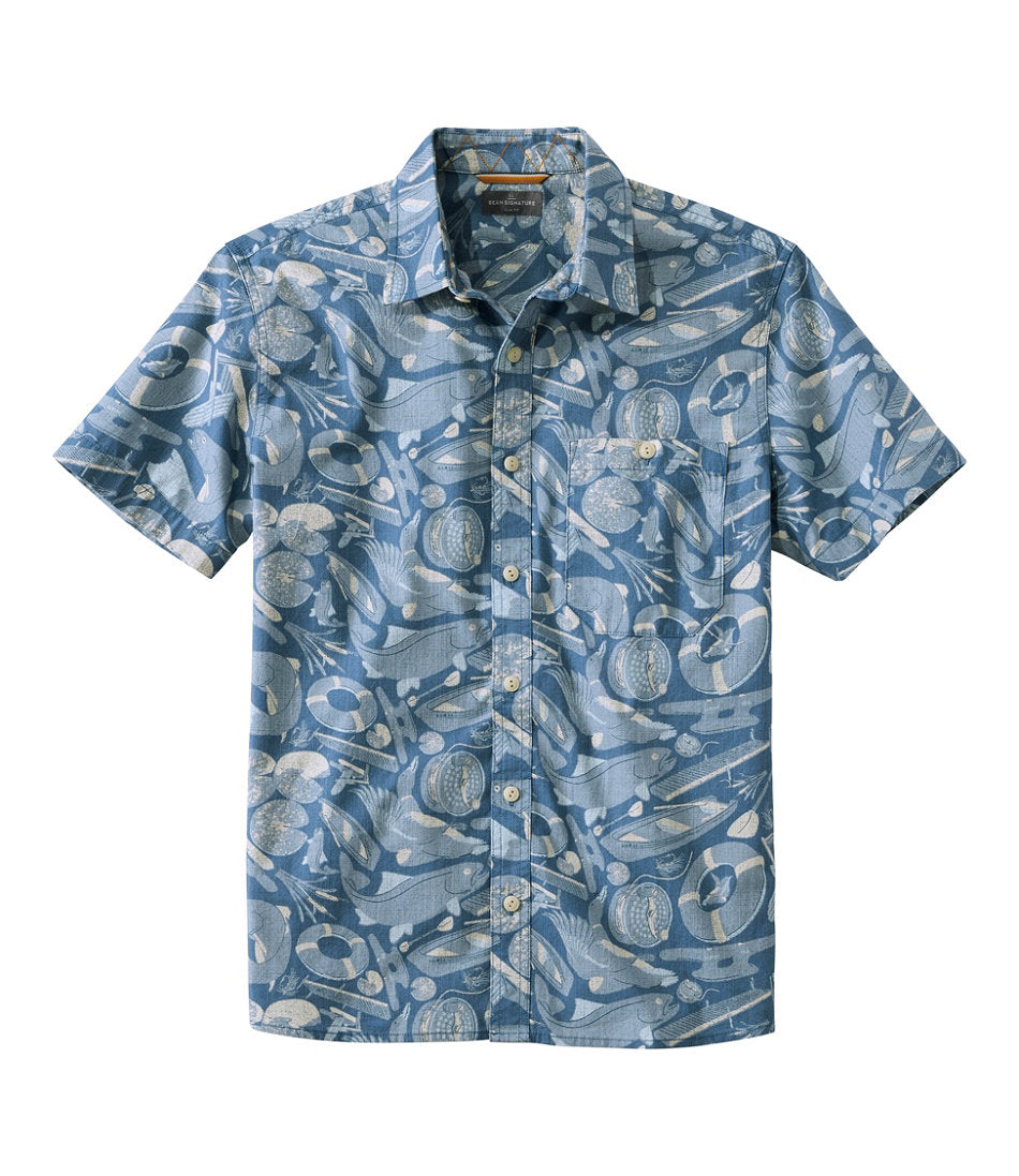 Men's Signature Vacationland Shirt, Short-Sleeve, Slim Fit | L.L.Bean for sale
