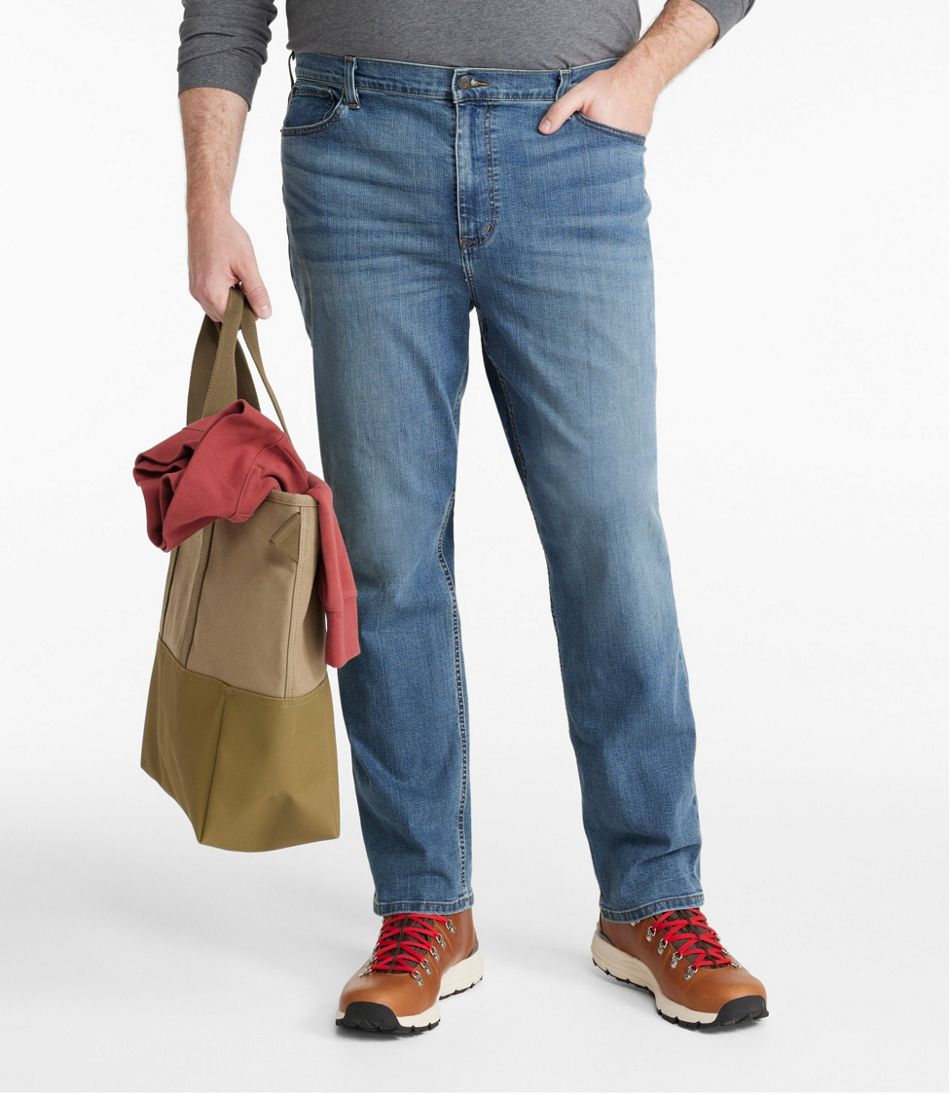 Men's BeanFlex® Jeans, Classic Fit, Straight Leg | L.L.Bean outlet