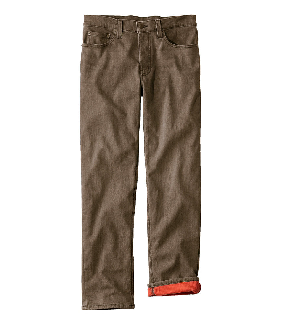 Men's BeanFlex® Jeans, Standard Athletic Fit, Fleece-Lined | L.L.Bean outlet