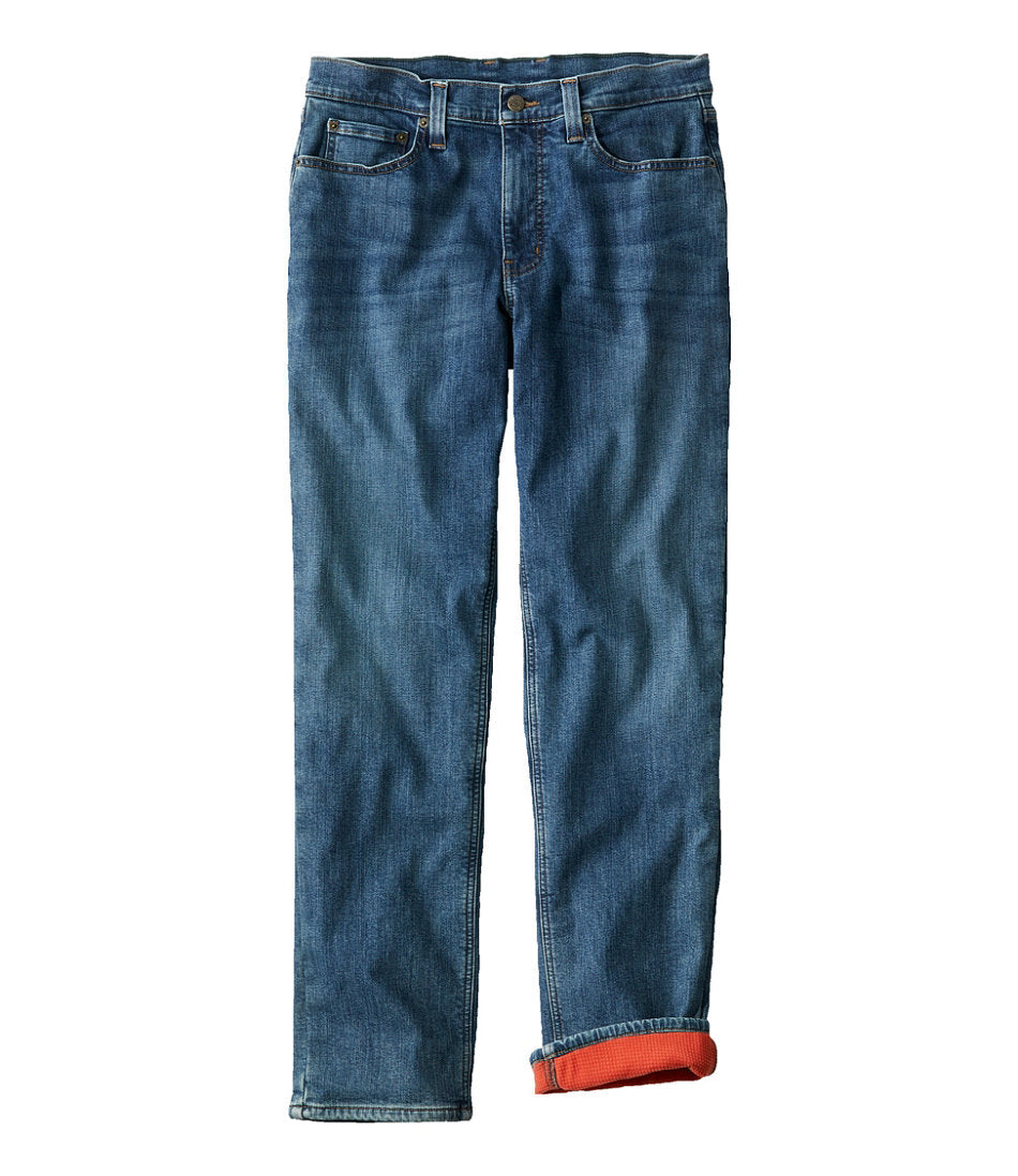 Men's BeanFlex® Jeans, Standard Athletic Fit, Fleece-Lined | L.L.Bean outlet