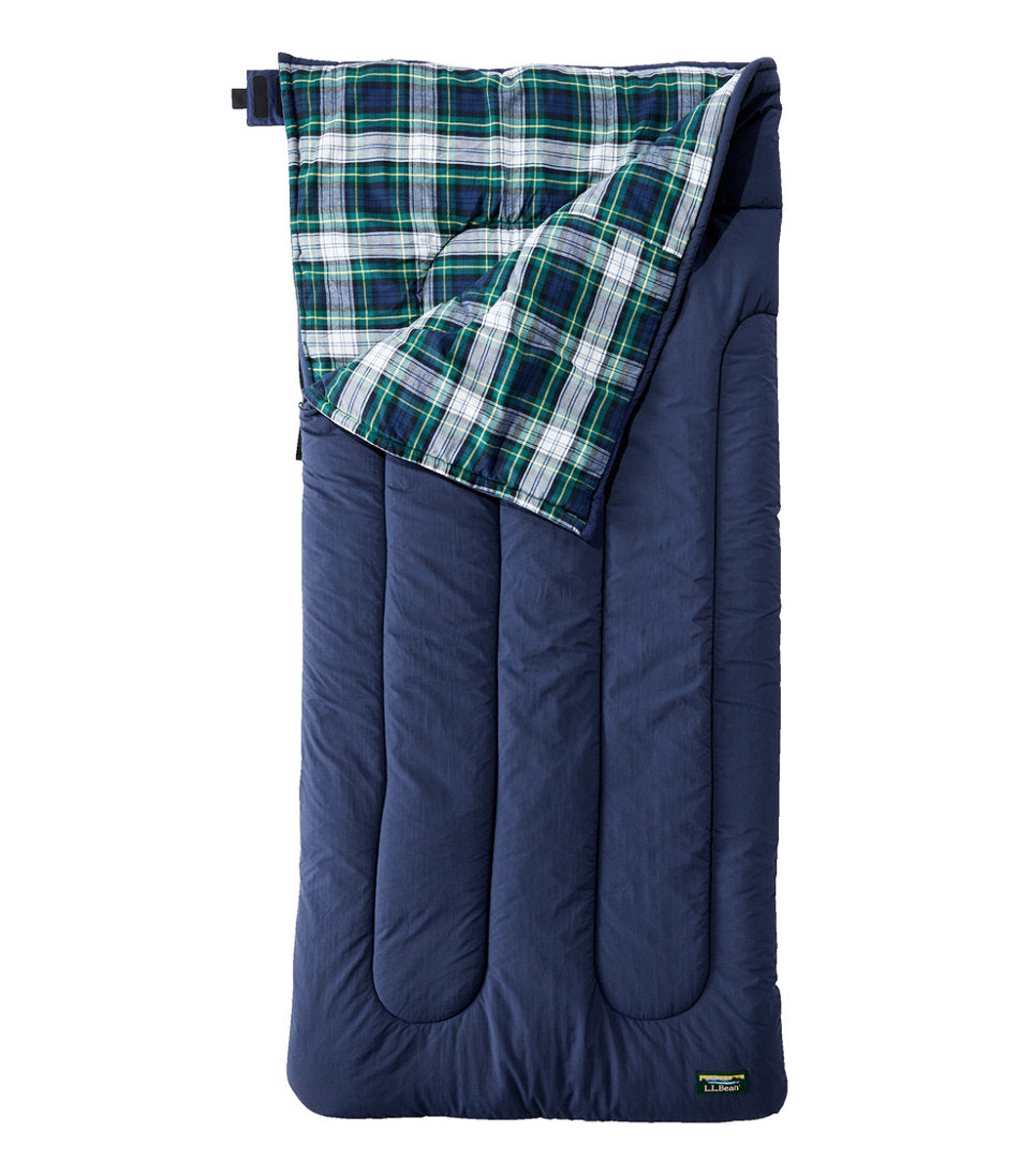 L.L.Bean Flannel Lined Camp Sleeping Bag, 40° | L.L.Bean for sale