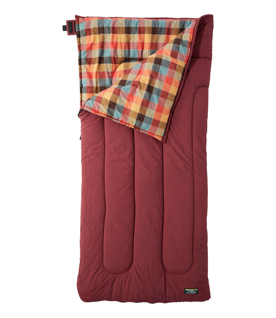 L.L.Bean Flannel Lined Camp Sleeping Bag, 40° | L.L.Bean for sale