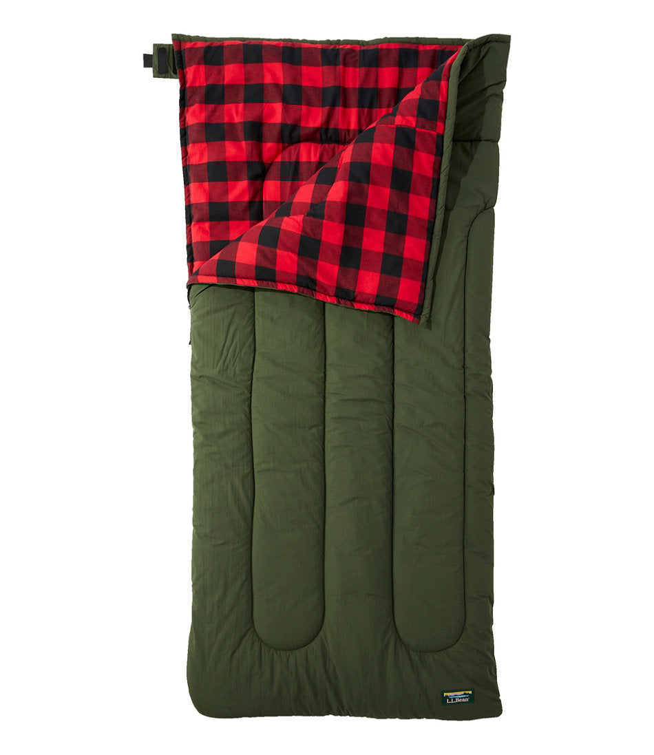 L.L.Bean Flannel Lined Camp Sleeping Bag, 40° | L.L.Bean for sale