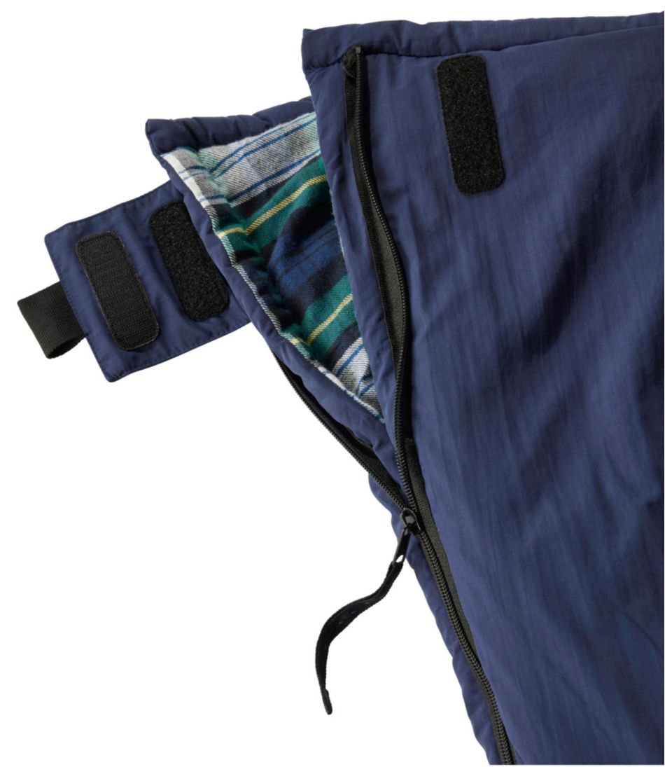 Adults' L.L.Bean Flannel Lined Camp Sleeping Bag, 20° | L.L.Bean online