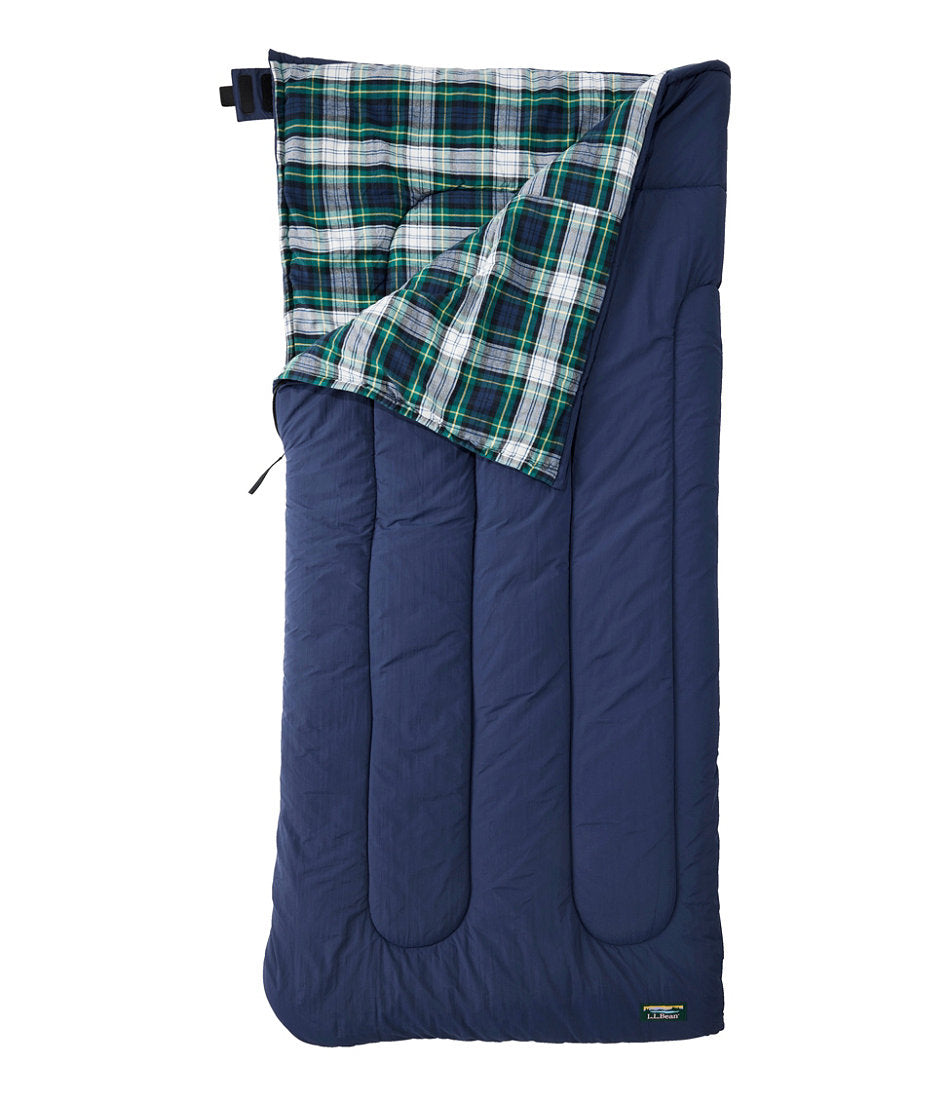 Adults' L.L.Bean Flannel Lined Camp Sleeping Bag, 20° | L.L.Bean online