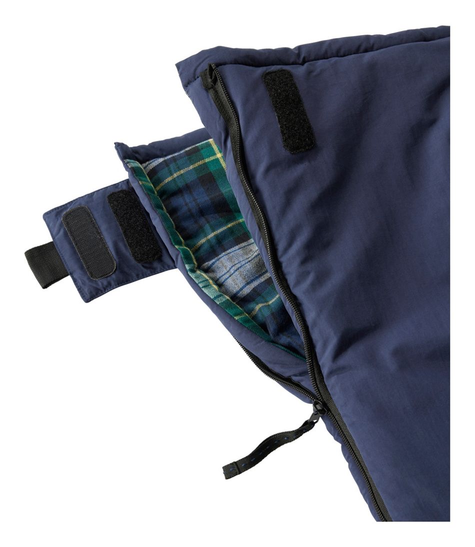 Kids' L.L.Bean Flannel Lined Camp Sleeping Bag, 40° | L.L.Bean for sale