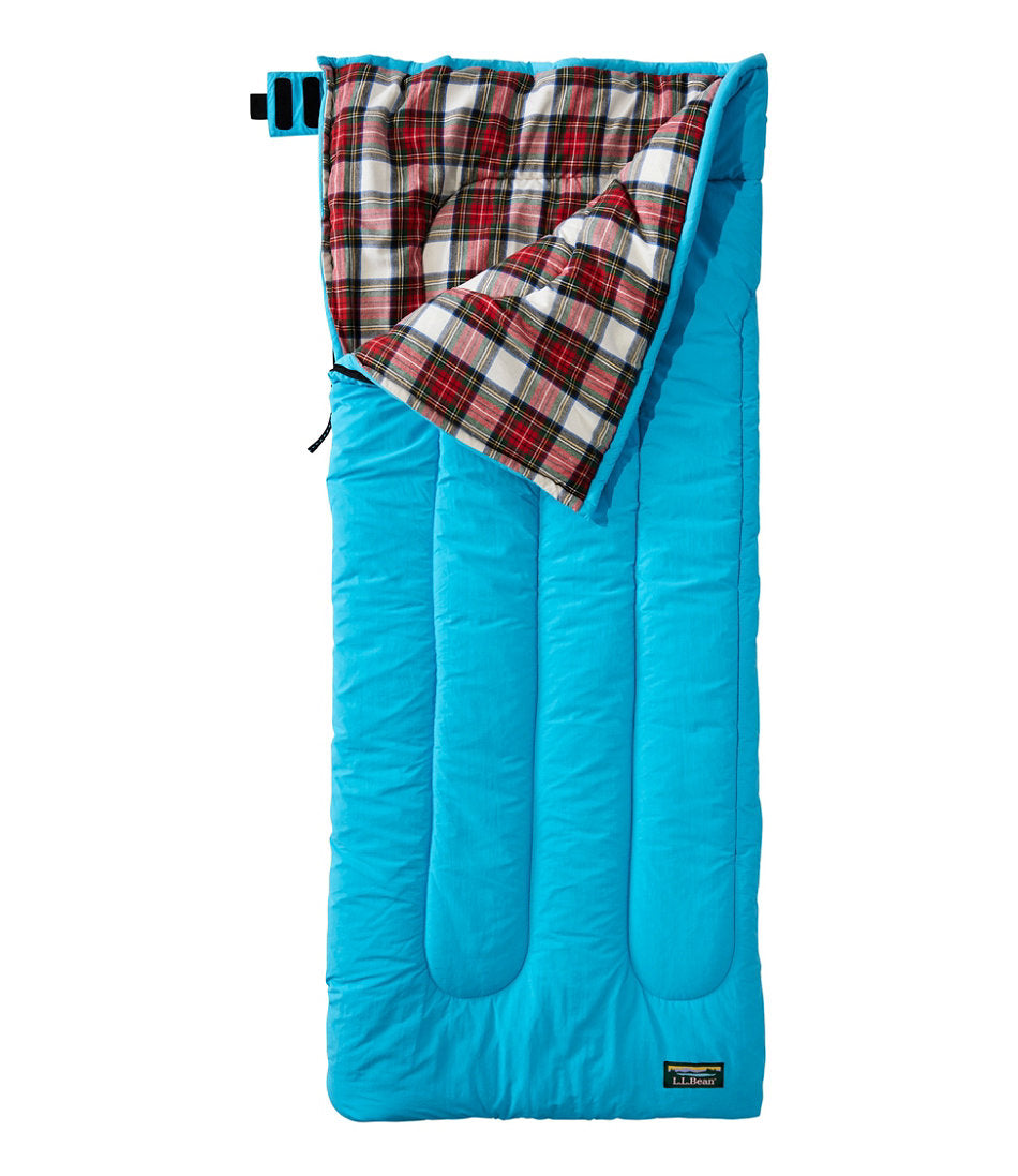 Kids' L.L.Bean Flannel Lined Camp Sleeping Bag, 40° | L.L.Bean for sale
