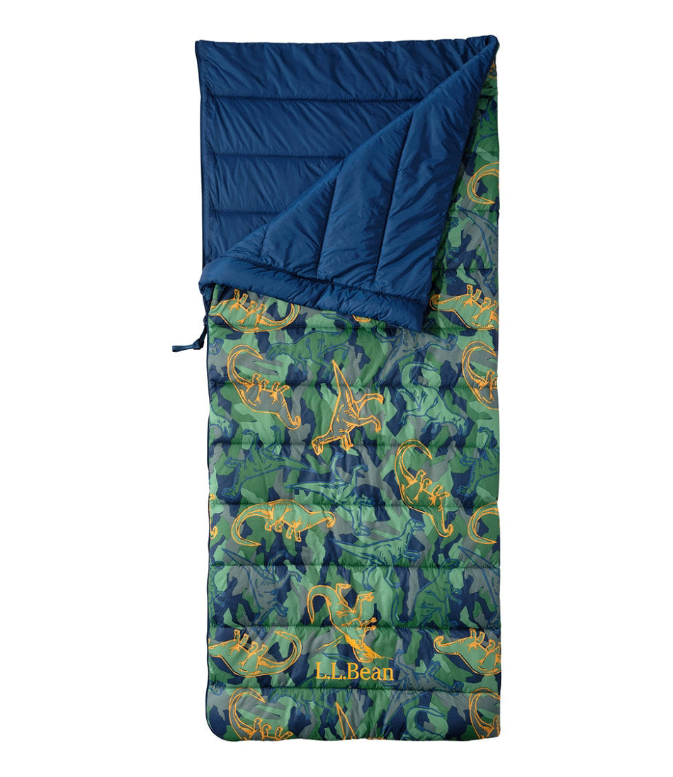 Kids' L.L.Bean Puffer Sleeping Bag, 40° Print | L.L.Bean on sale
