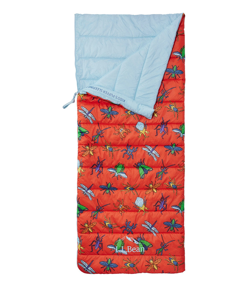 Kids' L.L.Bean Puffer Sleeping Bag, 40° Print | L.L.Bean on sale