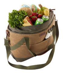 Insulated Waxed-Canvas Tote, Large | L.L.Bean discount