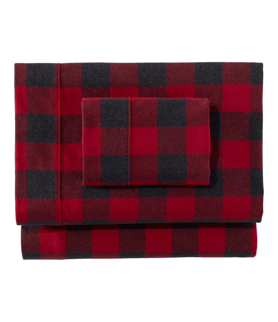 Heritage Chamois Flannel Sheet Collection, Plaid | L.L.Bean outlet