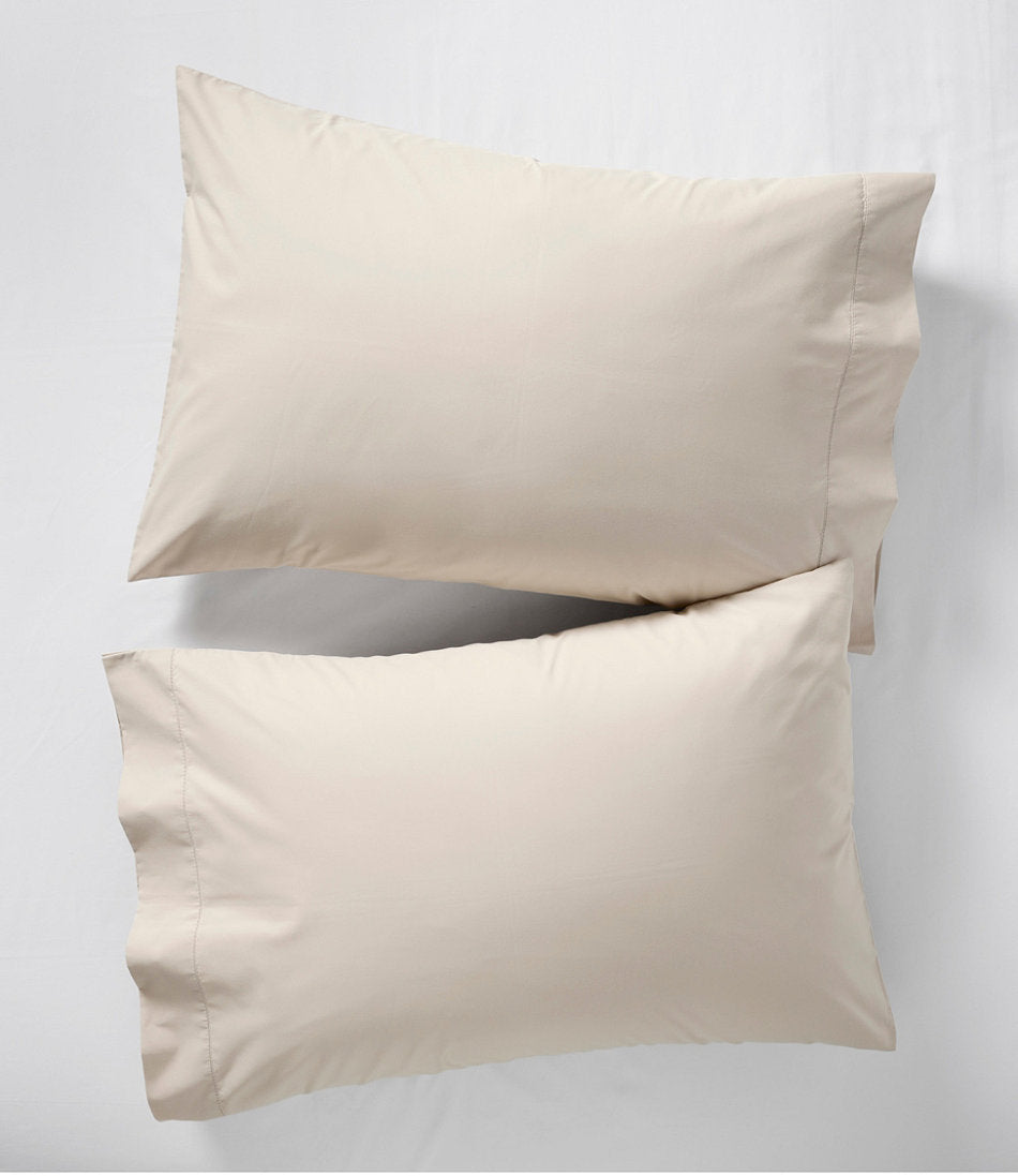 280-Thread-Count Pima Cotton Percale Pillowcases, Set of Two | L.L.Bean online